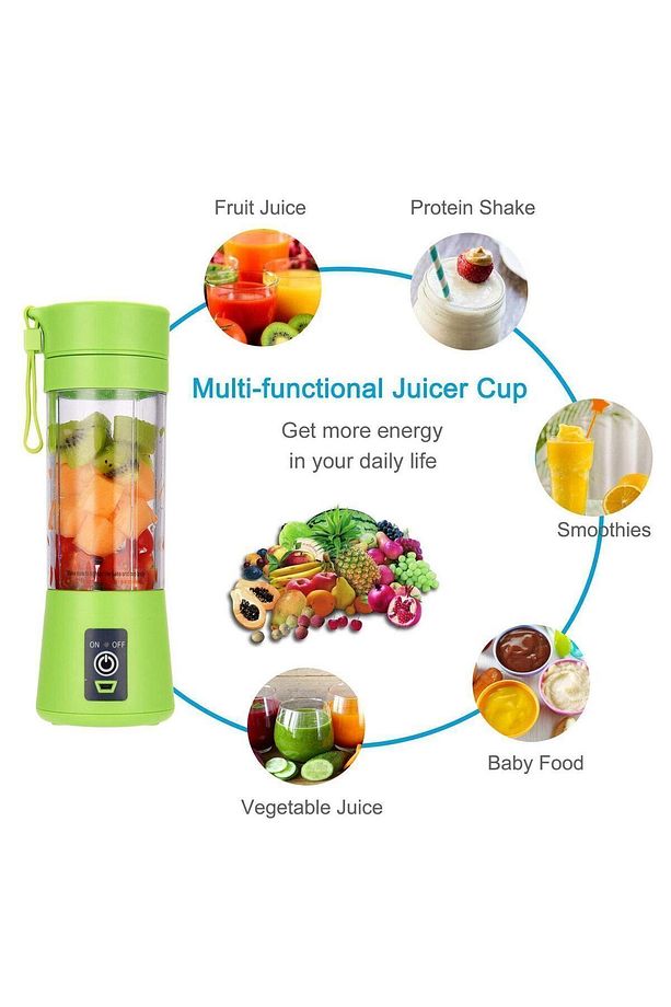 Ethab - Portable Bld Sd-s6 Taşınabilir Şarjlı Blender 380ml) - 2