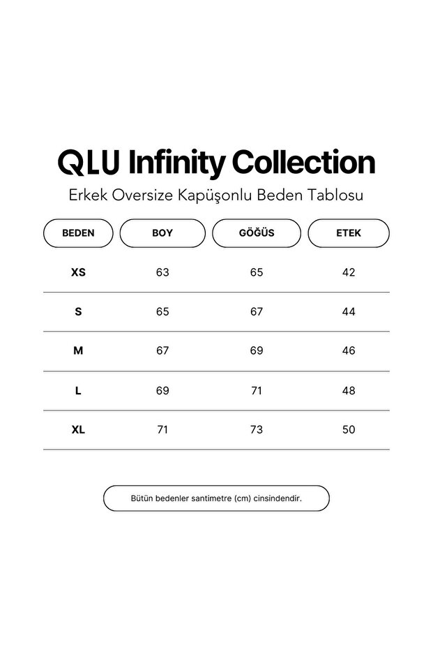 Infinity Unisex Vizon Oversize Kapüşonlu - 8