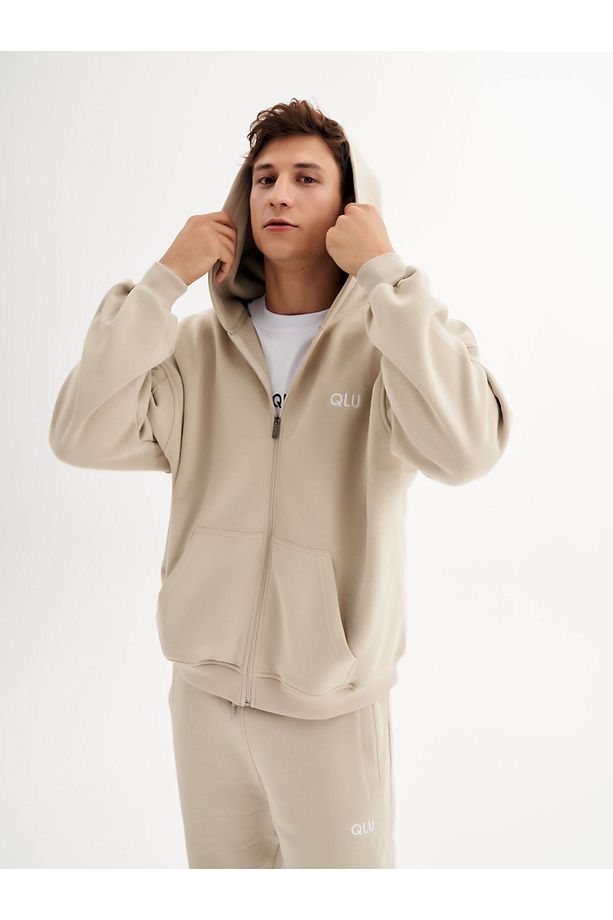 Infinity Collection Unisex Vizon Oversize Hırka - 4