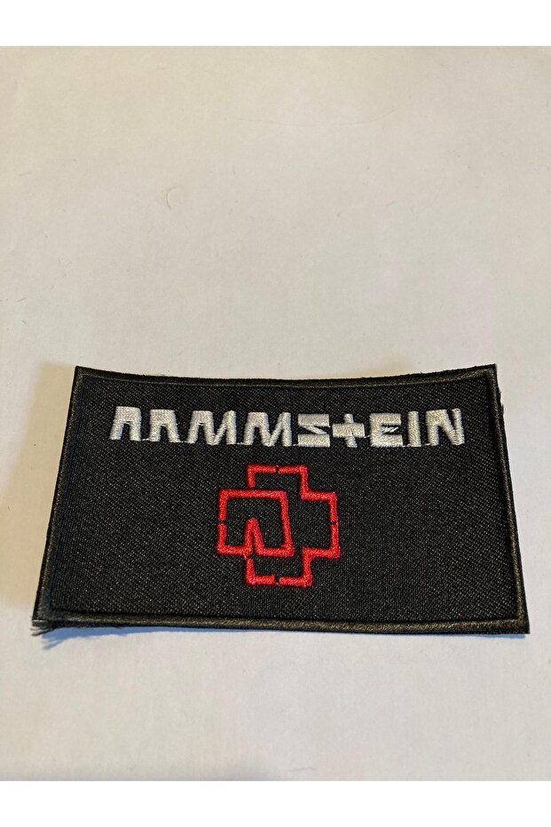 Rammstein Logo Patch-Peach, Interlining Jeans Patch - 1