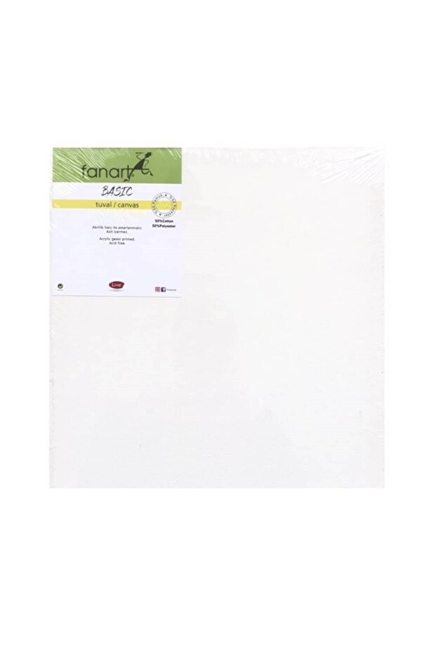 Fanart Basic Tuval Pamuk&Polyester 260gr 10x10 cm (1 Adet) - 1