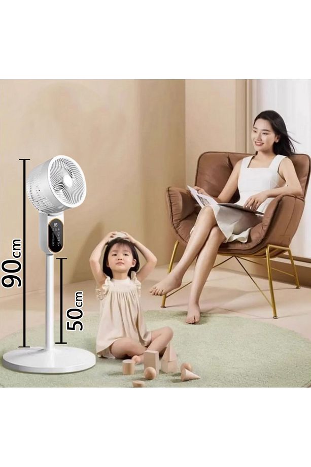 90cm Fan Led Ekranlı Kumandalı Vantilatör Ayarlanabilir 3 Farklı Boy Cvr-vn101 - 4