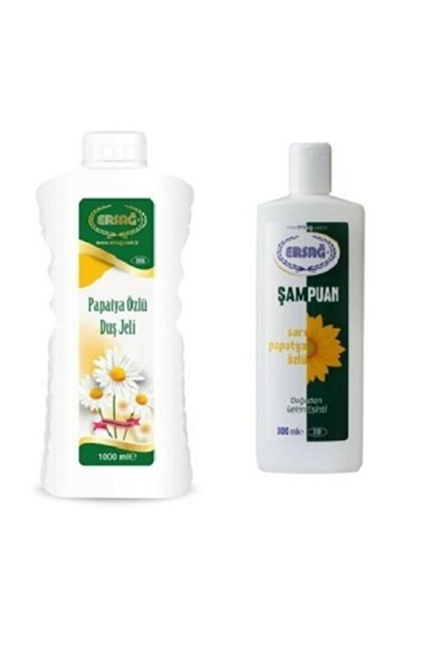 1000 ml Yellow Chamomile Extract Shower Gel and 300 ml Yellow Chamomile Extract Shampoo
