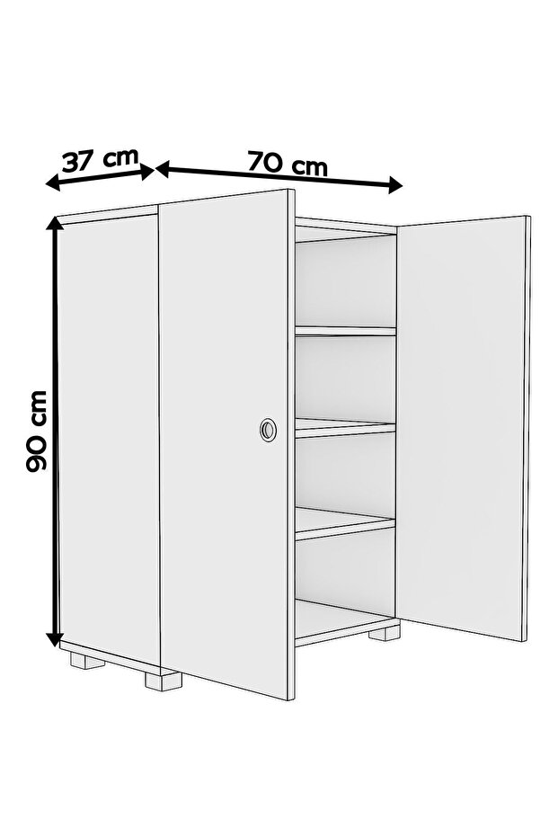 Rafineri Tasarım Akay Ayakkabılık Mdf - 4