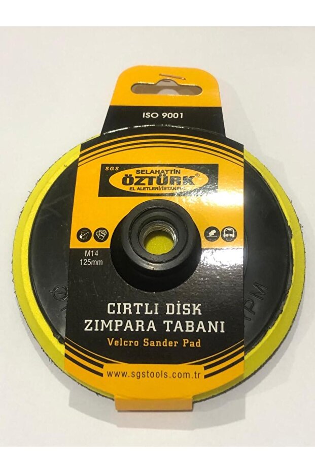 CIRTLI DİSK ZIMPARA TABANI 125 MM - 1