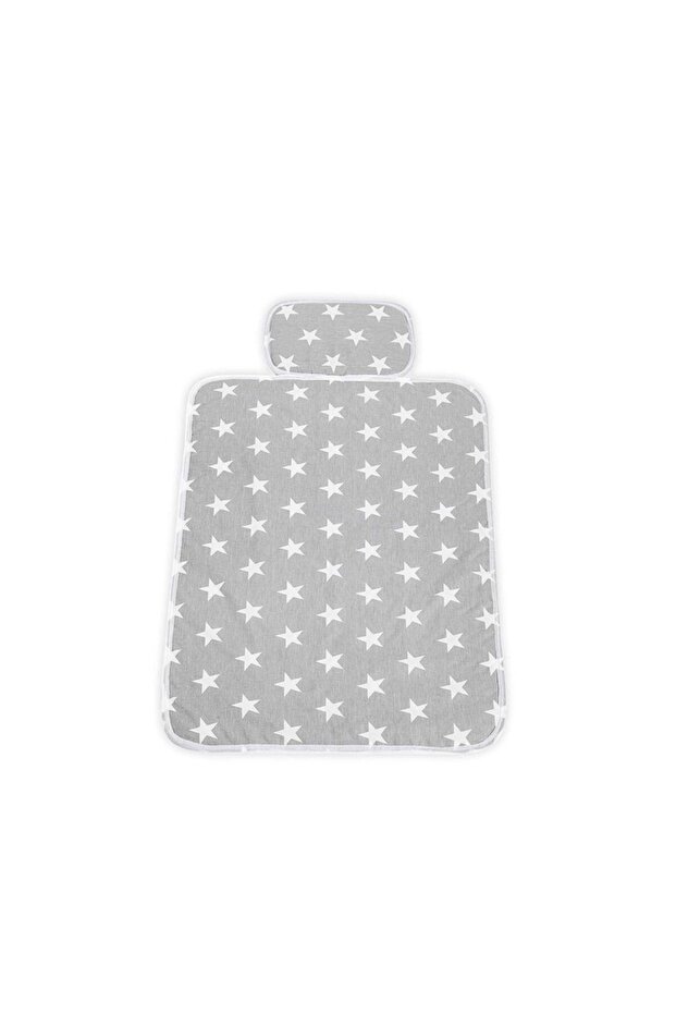Practical Bottom Opening Mat Gray Star