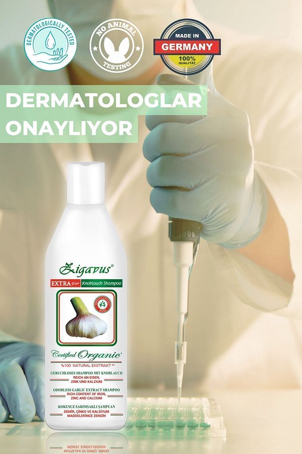 Extra Plus Sarımsaklı Şampuan 250 ml - Yoğun Saç Dökülmesine Karşı  8699349139957 - 5