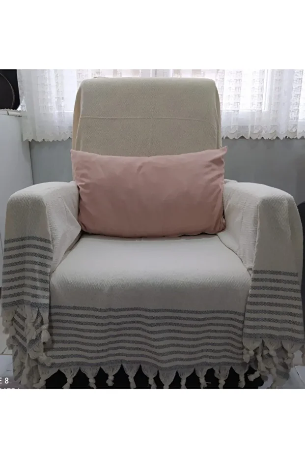 Pamuklu Koltuk Örtüsü - 1