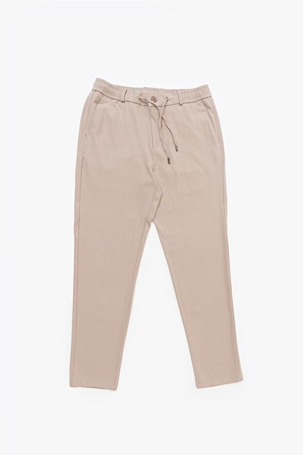Men's Stone Color Jogger Fit Pants