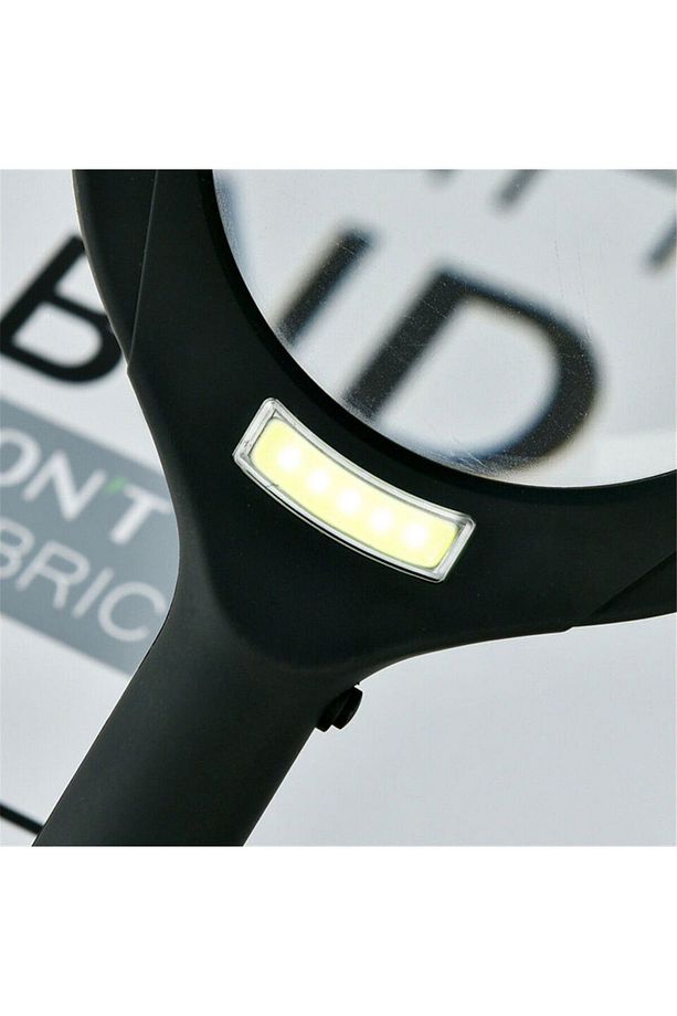 Profesyonel Işıklı LED Büyüteç, Lup Büyüteç Mercek, 250 Lümen 3X Yakınlaştırma - 6