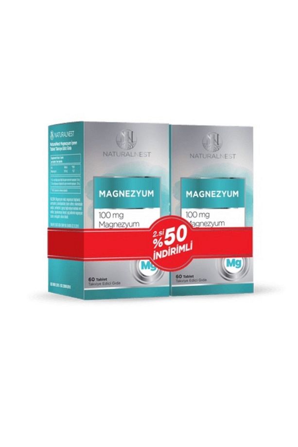 Naturalnest Magnezyum 100 Mg 60 Tablet 2 Li - 2
