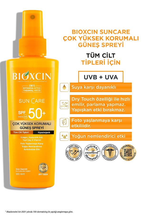 Sun Care Spf 50 Çok Yüksek Korumalı Vücut Güneş Spreyi 200 ml - Kolajen Çok Yüksek Koruma - 2