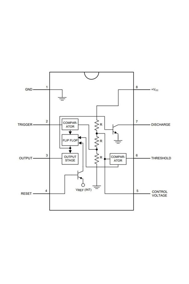 LM555 Zamanlayıcı Entegresi Dip8 - 3