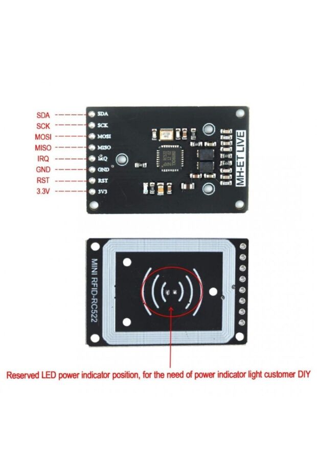 Rc522 Rfıd Mini S50 13.56 Mhz Spı - 6
