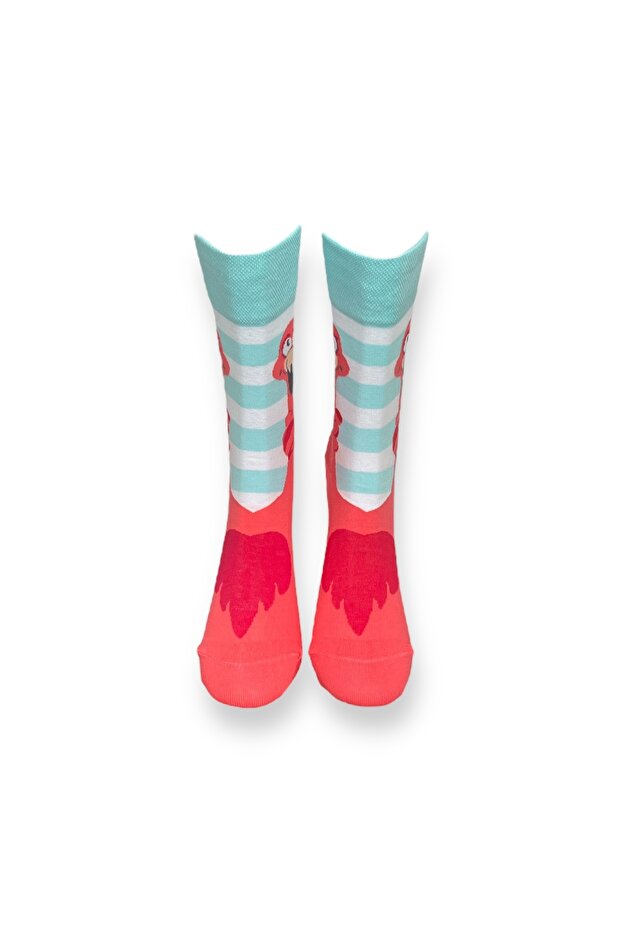 Unisex Flamingo Çorap - 3