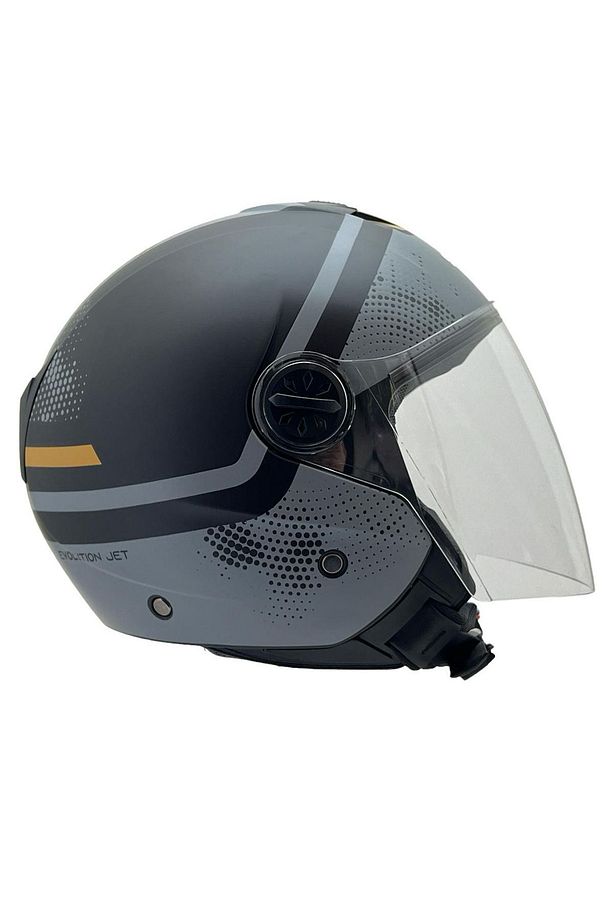 715 GEMINI SİYAH-GRİ KASK - 3