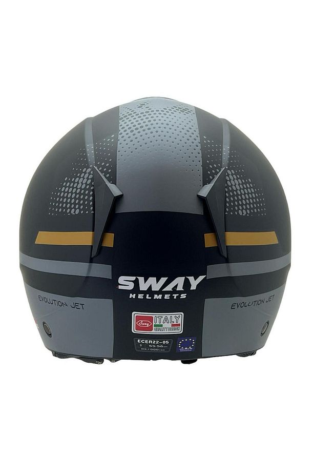 715 GEMINI SİYAH-GRİ KASK - 4