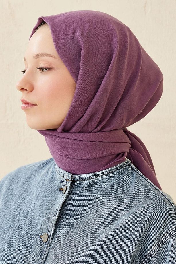 Soft Pamuk Şal Violet - 5