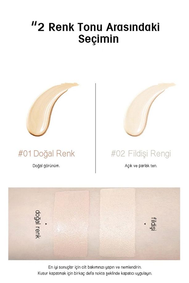 Pürüzsüz Ve Nemli Cilt Fondöten 30ml Fildişi Rengi - 4