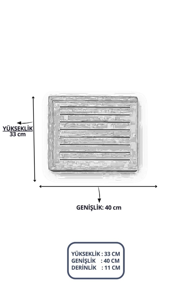 Modem Kutusu Izgaralı Modem Kutusu Saklama Gizleme Desenli Modem Saklama Kutusu - 5