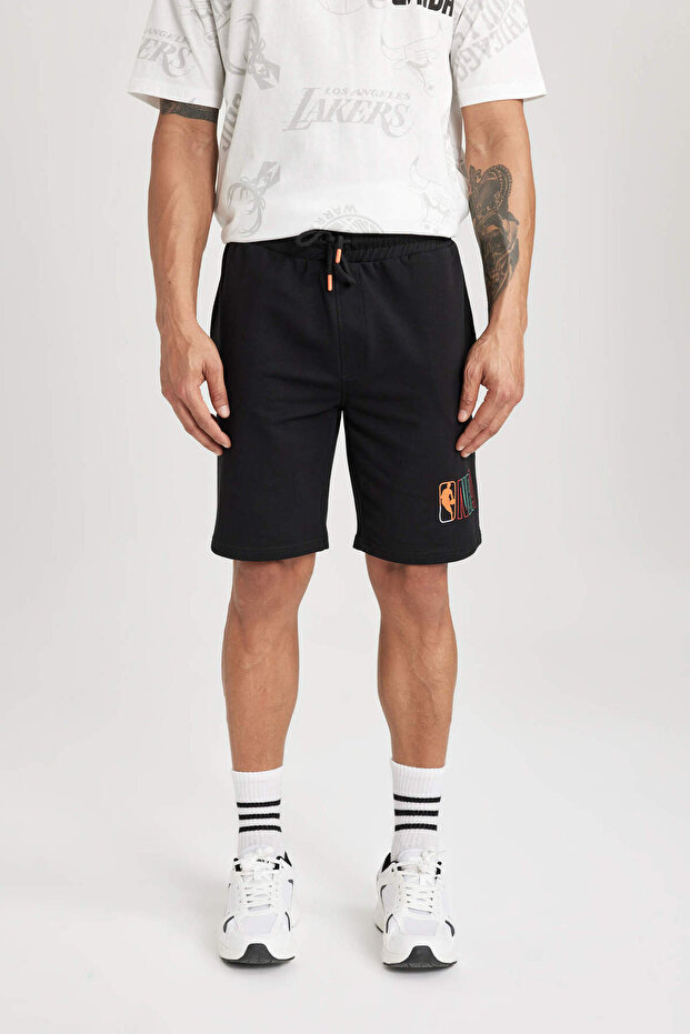 Fit Nba Wordmark Oversize Fit Kısa Paça Pamuklu Şort A3909ax23sm - 3