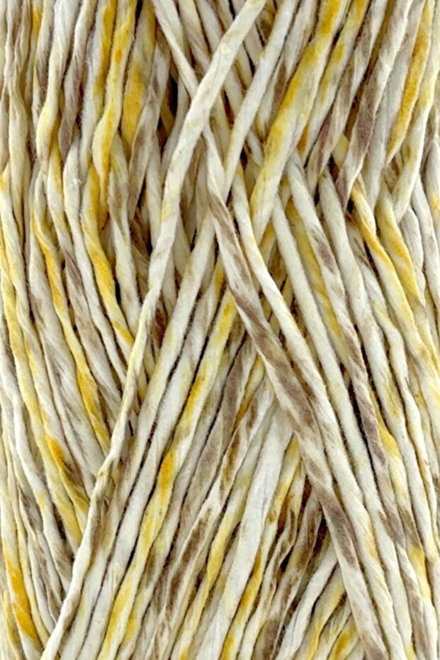 Premium Softee Raffia Yumuşak Ebruli Rafya İp Çok Renkli Kağıt İp El Örgü İpi Gün Batımı - 2