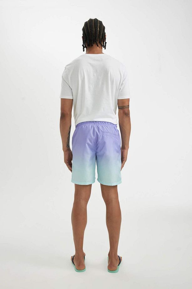 Regular Fit Diz Üstü Deniz Şortu Z6873az23hs - 8