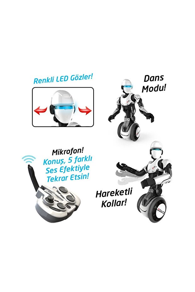 Robotic Eğlence LED Efektli Gözler Programlanabilir Akıllı Robot - 7