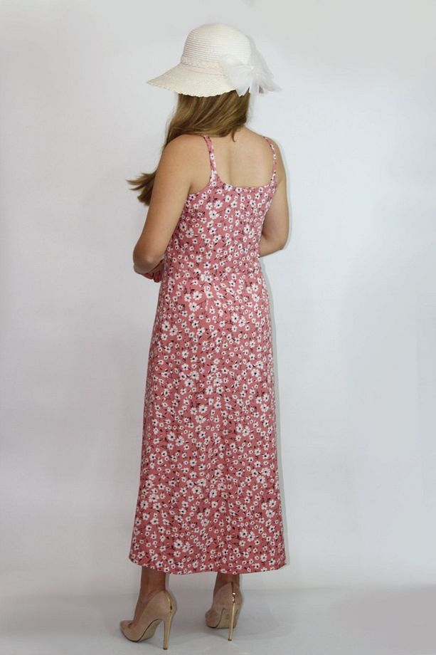Pembe Bahar Elbise - 4