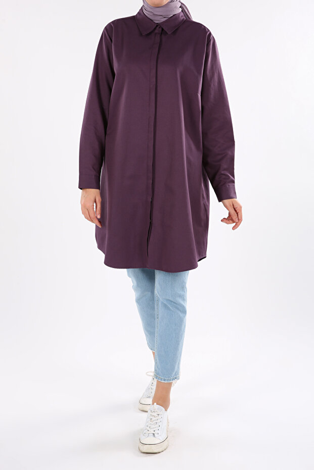 Grape Plus Size Basic ing tunika - 1