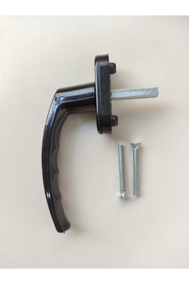 Pvc Pimapen Pencere Kolu Balkon Sürme Kapı Kolu Siyah 5 Adet - 1