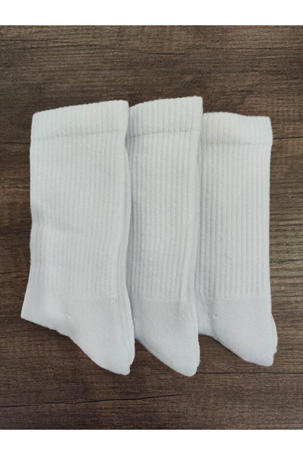 Unisex Tennis Cotton Thick Sole Socks 3 Pairs Quality