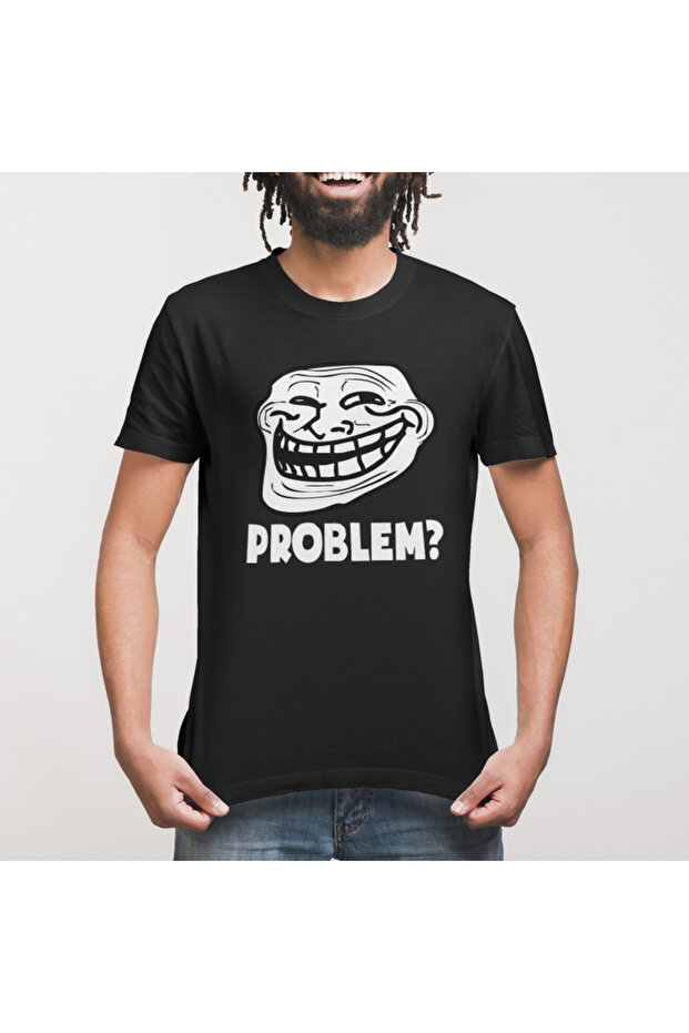 Troll Face Problem? Erkek Tişört - 8