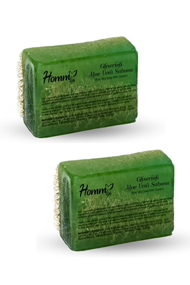 GLİSERİNLİ ALOE VERA SABUNU 2 ADET - 1