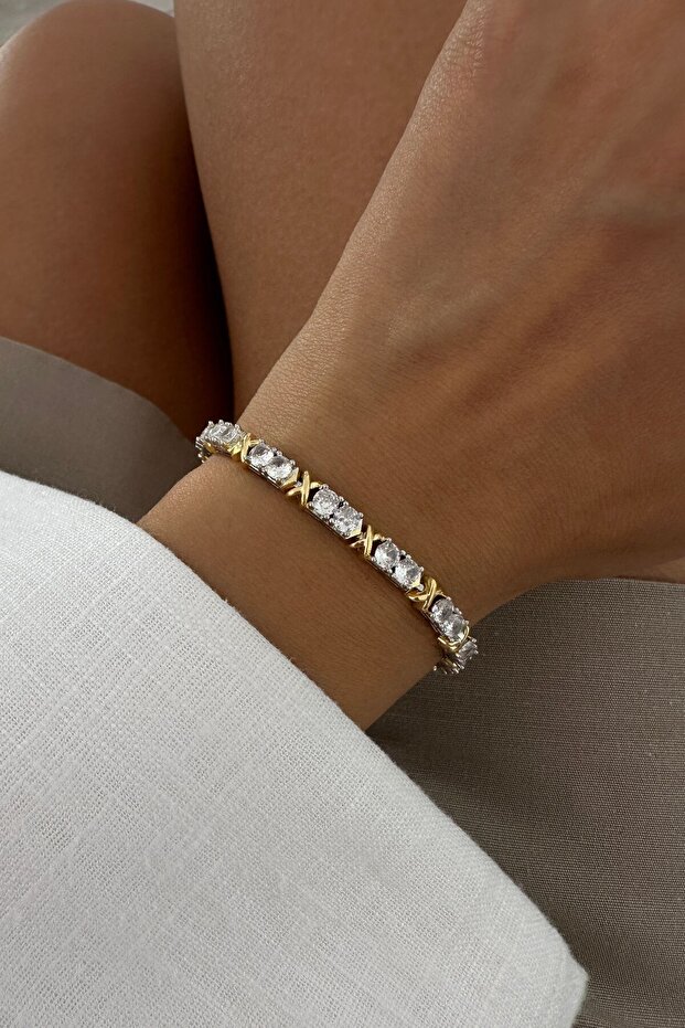 Steel Double Color Model Bracelet