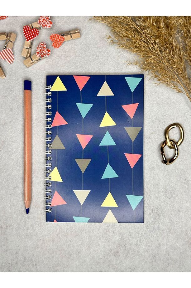 Spiralli Okul Defteri 13,5x20 cm 40 Yaprak 4'lü Set - Çizgili Defter - 4