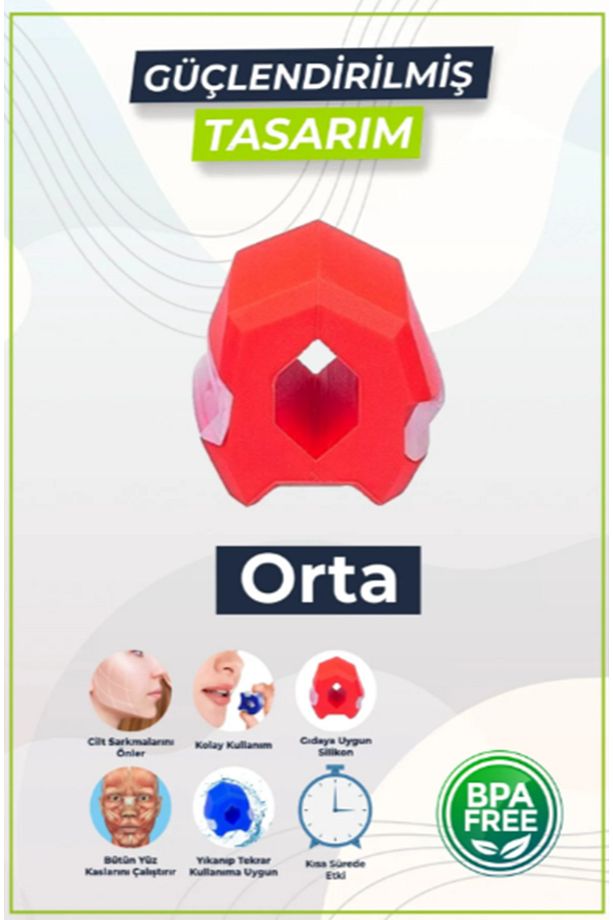 Çene Egzersiz Topu 3'lü Set Başlangıç - Orta Ve Zor Ball Set Çene Kası - 6