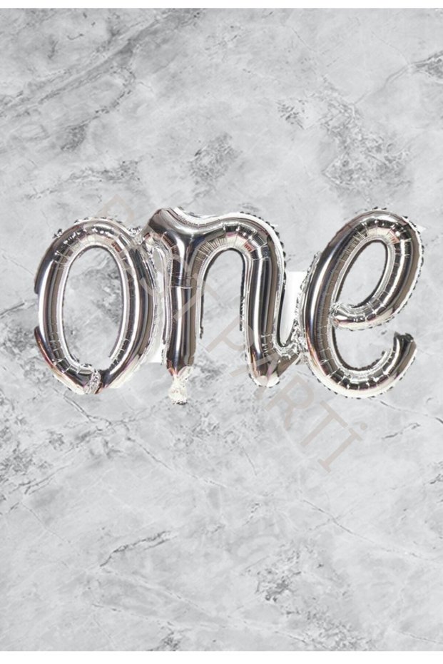 Best One Written Silver Color Foil Balloon Set 104X46 cm