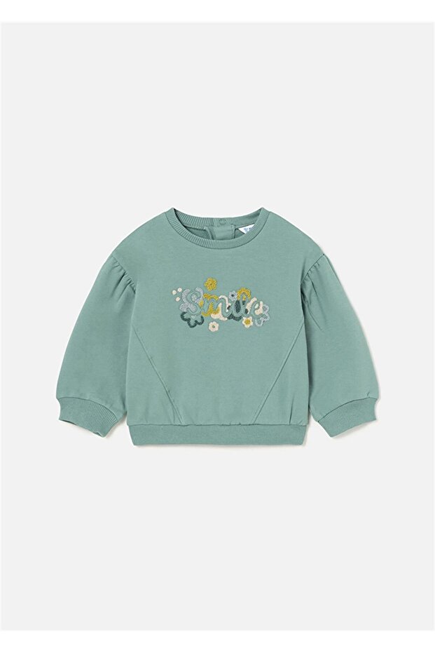Baby Girl Sweatshirt Green 2476