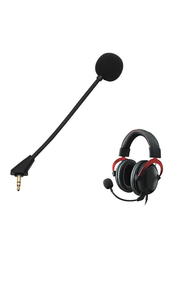 Hyperx Cloud Alpha S Cloud9 Edition Uyumlu 3.5 mm Kulaklık Yedek Mikrofonu - 3