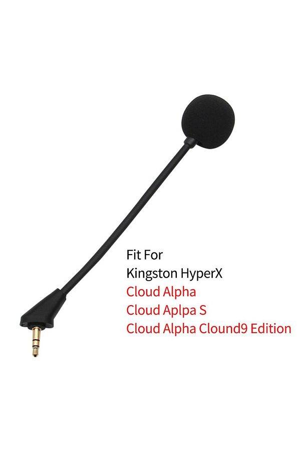 Hyperx Cloud Alpha S Cloud9 Edition Uyumlu 3.5 mm Kulaklık Yedek Mikrofonu - 4