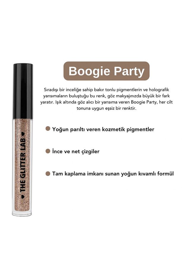 Simli Likit Eyeliner | Dazzling Liner - Boogie Party - 4