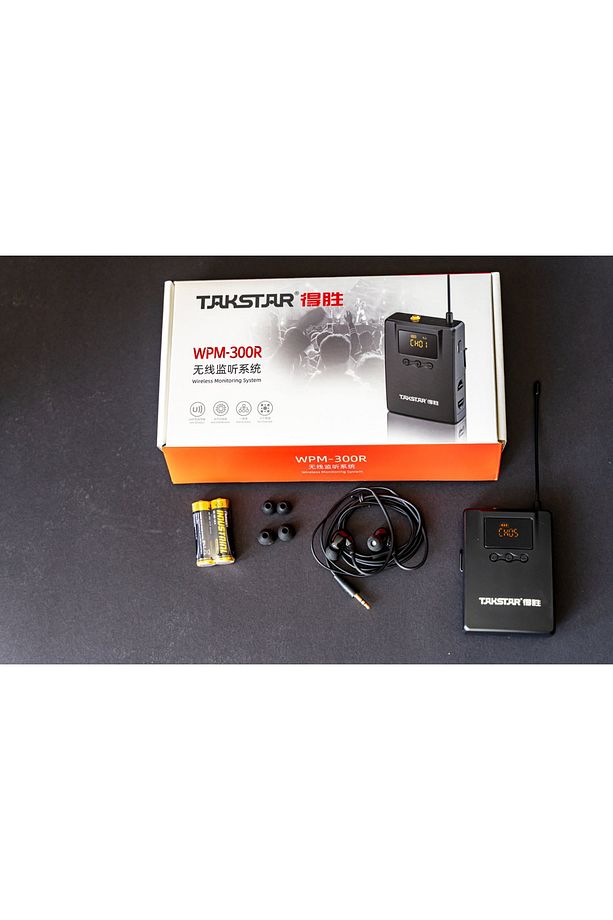 Wpm300r Tekli Alıcı - Receiver Kablosuz Telsiz Kulaklık Sistemi Simultane Çeviri - 4