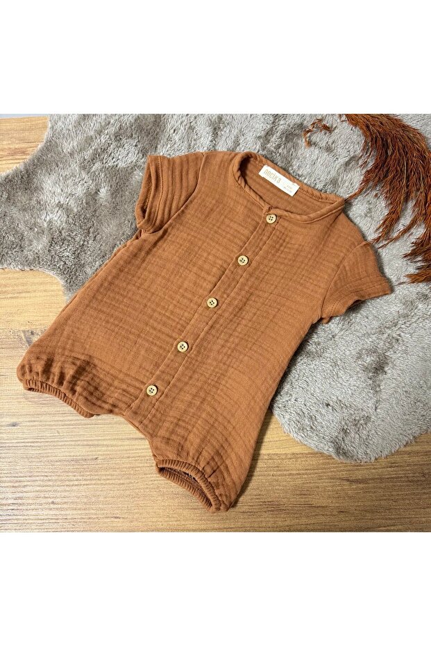 Baby Boy Muslin Romper