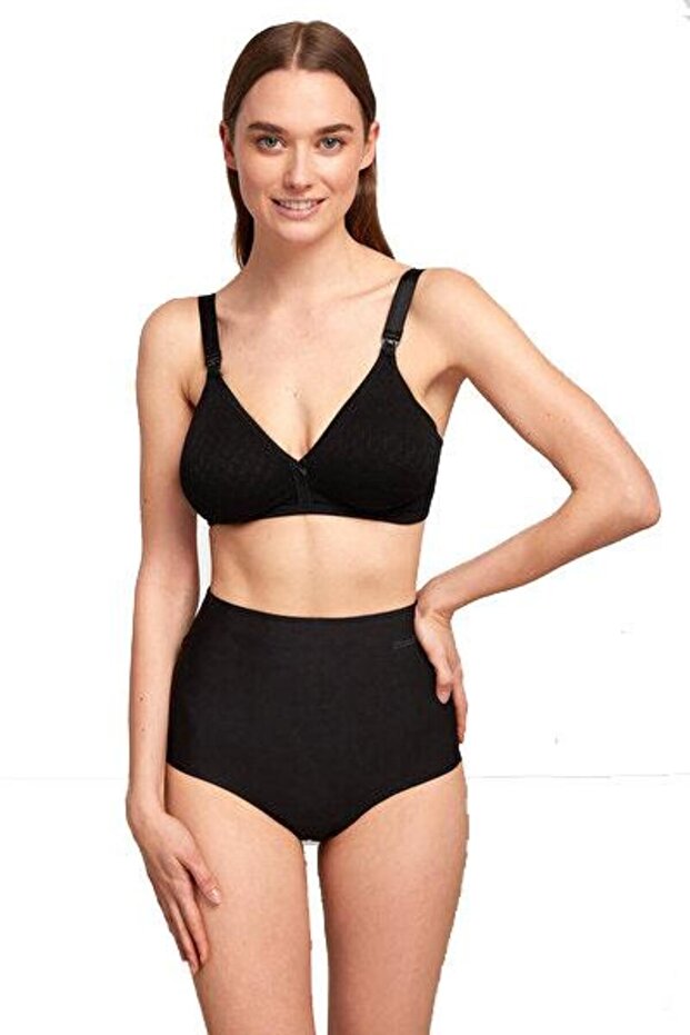 Rosalinda High Waist Black Laser Panties