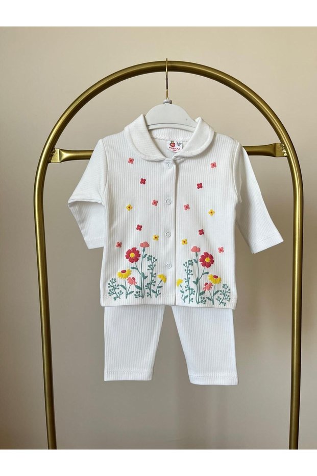 Cotton Floral Baby Girl 2-Piece Set - Newborn/3-6 Months