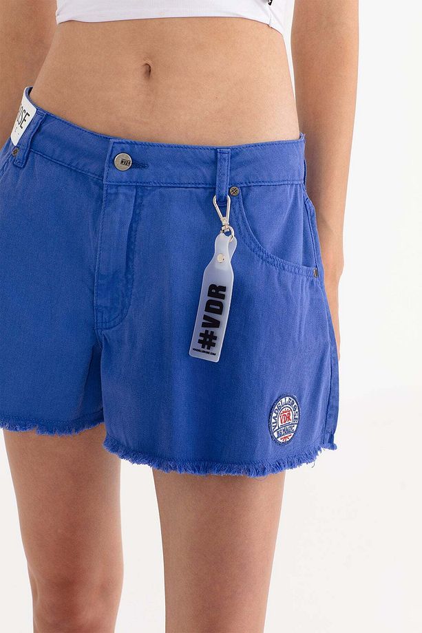 Saks Mavisi Şort 13455 - 3