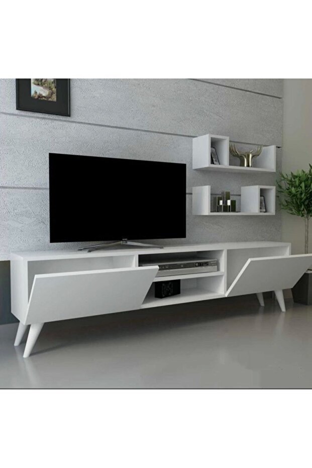 Simple Beyaz Tv Ünitesi