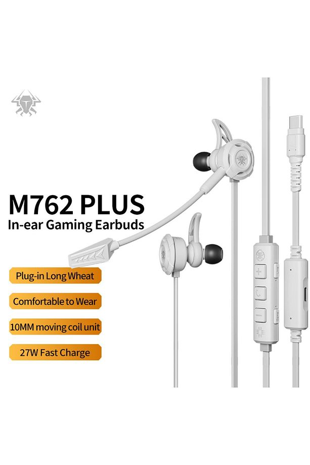 M762 PLUS  Oyun Kulaklığı Çıkarılabilir Mikrofon Dahili Tip-C Şarj Arayüzü - 1