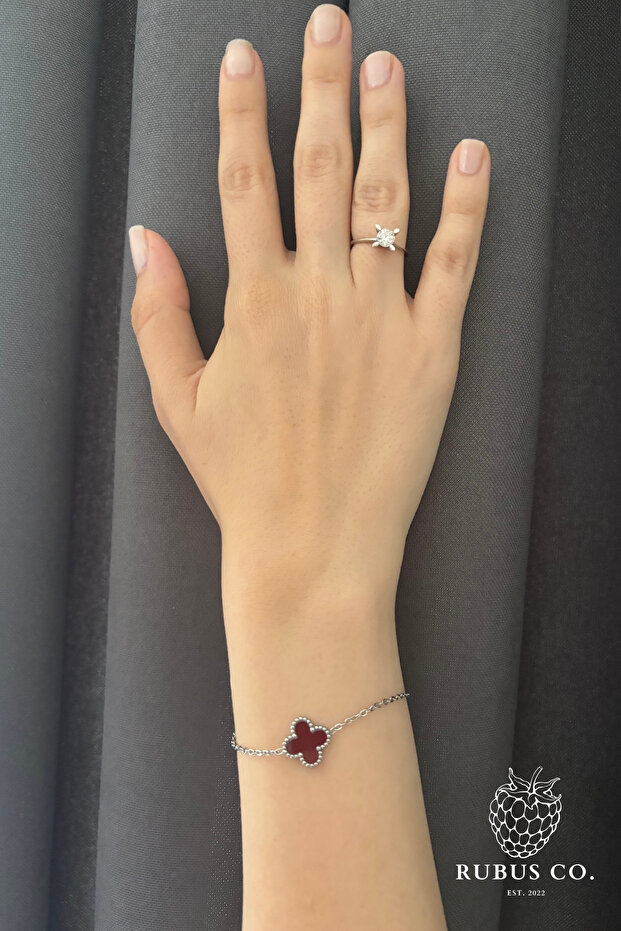 Single Clover Thick Bracelet - 2